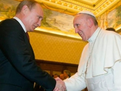 Ông Putin đến Vatican gặp Giáo hoàng Phanxicô cầu viện gì?