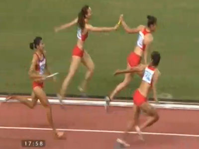 Clip: Tiếp sức nữ 4x400m nữ Việt Nam phá kỷ lục SEA Games 24 năm
