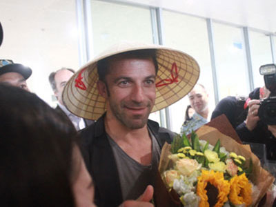 Alex Del Piero lần đầu tiên đặt chân đến Việt Nam