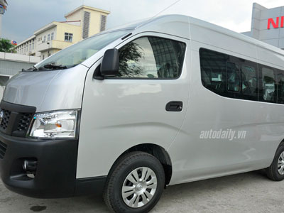 Sáng nay, Nissan NV350 Urvan chính thức ra mắt tại Việt Nam