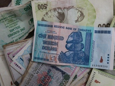 Zimbabwe đổi tiền, 35 triệu tỷ ZD chỉ đổi được 1 USD