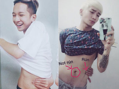 Hot boy Việt cũng "chết mê" trào lưu chạm tay đến rốn