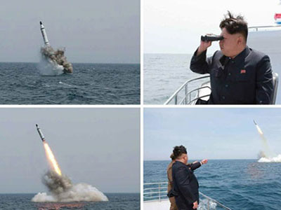 Kim Jong-un ca ngợi tên lửa chống hạm "siêu thông minh"