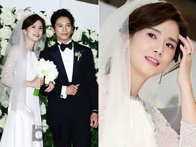 Lee Bo Young và Ji Sung đón con gái đầu lòng sớm
