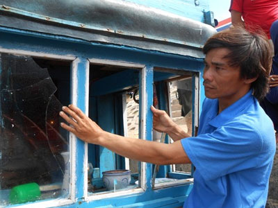 Tàu cá bị Trung Quốc truy cản, cướp ở ngư trường Hoàng Sa