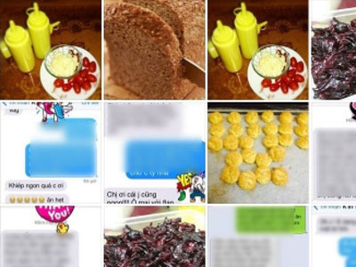 Bánh ăn kiêng tưng bừng thổi giá
