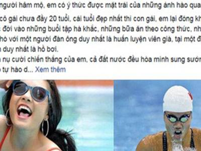 Chê Ánh Viên xấu, khuyên giải nghệ về làm đẹp, hot girl bị dân mạng “khủng bố”