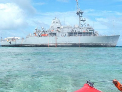 Tàu chở hàng Việt Nam mắc cạn ở vùng biển Philippines