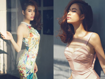 Hoàng Thùy Linh diện váy bó khoe đường cong