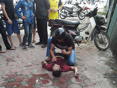 Hà Nội: Nam thanh niên sốc thuốc được bé trai 6 tuổi cứu giúp