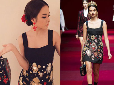 Angela Phương Trinh tiếp tục bị bóc mẽ xài váy và túi nhái 500 triệu