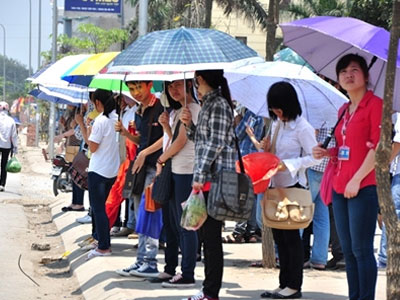 Nắng nóng 39 độ C trong thời gian thi THPT Quốc gia
