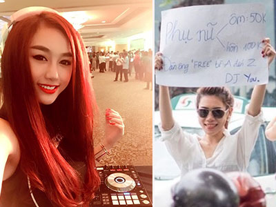 Nữ DJ khốn khổ vì bị nhầm lẫn "mời đàn ông miễn phí từ A-Z"