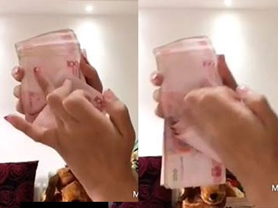 Clip: Xuất hiện "thánh" đếm tiền nhanh hơn cả máy