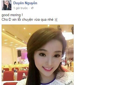 Hoa hậu Kỳ Duyên xin lỗi vì hình ảnh kém duyên