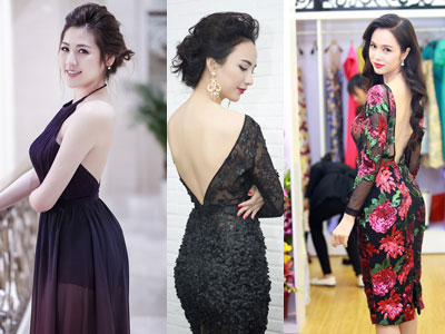 Sao Việt "hâm nóng" mốt váy khoe lưng