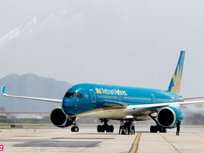 Cận cảnh Airbus A350-900 siêu tàu bay đầu tiên của Vietnam Airlines