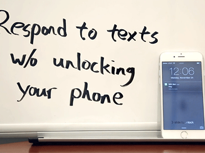 2 cách trả lời tin nhắn nhanh với iPhone
