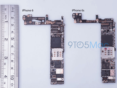 Bảng mạch tiết lộ iPhone 6s có chip NFC mới, vẫn có phiên bản 16GB