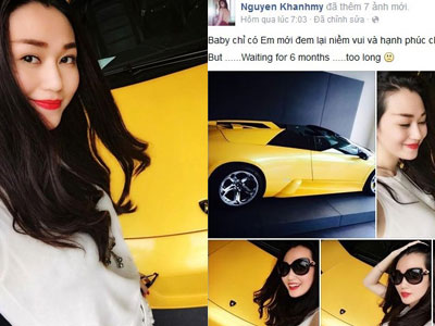 Khánh My quay ngoắt 180 độ, phủ nhận việc mua siêu xe Lamborghini