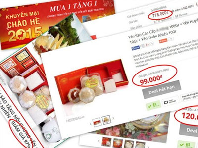 Yến sào giá 100.000 đồng 100 gram
