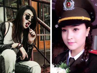 Cận cảnh nhan sắc cô nàng cảnh sát khiến bao người ngẩn ngơ