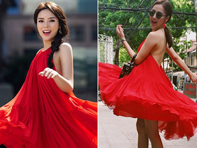 Một chiếc váy yếm, Kỳ Duyên - Angela Phương Trinh ai hút mắt hơn?