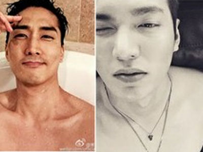 Fan phát sốt vì Lee Min Ho, Song Seung Hun tung ảnh nóng bỏng
