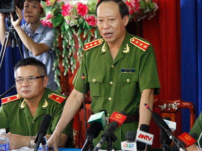 Họp báo vụ thảm sát: Các nghi can chủ đích giết người ngay từ đầu