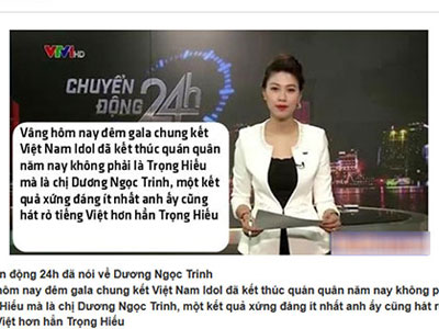 Mất gì khi bấm vào ảnh chế các BTV VTV trên mạng xã hội?