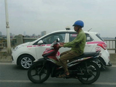 Thanh tra thông tin CSGT bẫy taxi trên cầu Vĩnh Tuy