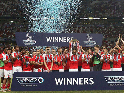 Hạ Everton 3-1, Arsenal vô địch Premier League Asia Trophy