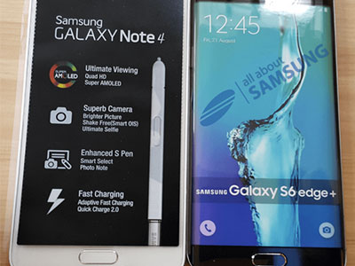 Galaxy Note 5 và Galaxy S6 Edge Plus lần đầu lộ ảnh thật
