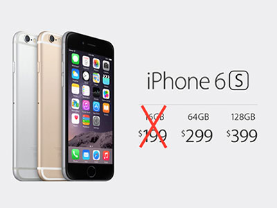 iPhone 6S sẽ không có bản 16 GB