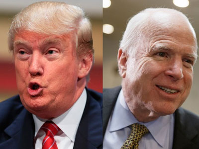 Các con của John McCain và Donald Trump khẩu chiến
