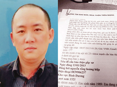 Phanh phui đường dây môi giới bán thận