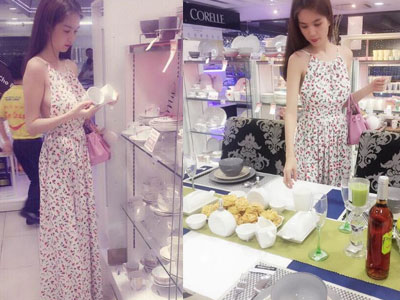 Ngọc Trinh mua sắm đồ đạc chuẩn bị chuyển tới nhà mới 20 tỷ