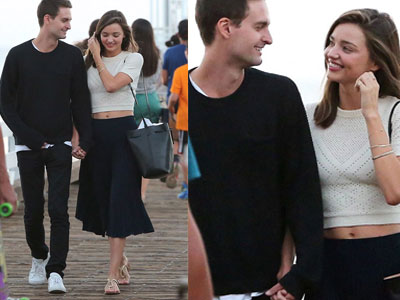 Miranda Kerr và tỷ phú kém 7 tuổi tay trong tay tình tứ