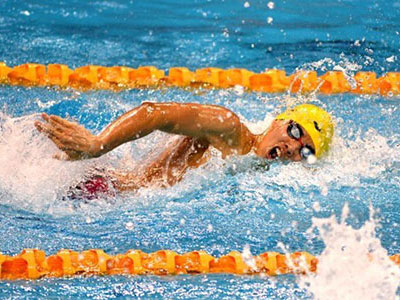 Hoàng Quý Phước thất bại ở nội dung 100 m tự do