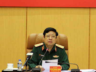 Đại tướng Phùng Quang Thanh chủ trì hội nghị của Bộ Quốc phòng