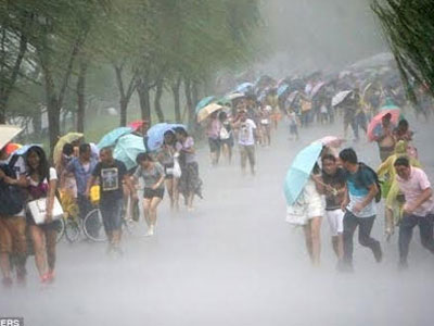 Toàn cảnh siêu bão mạnh nhất 2015 tàn phá Đài Loan
