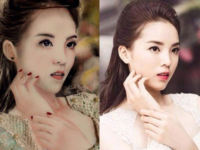 9X vẽ tranh truyền thần hoa hậu Kỳ Duyên sống động như thật