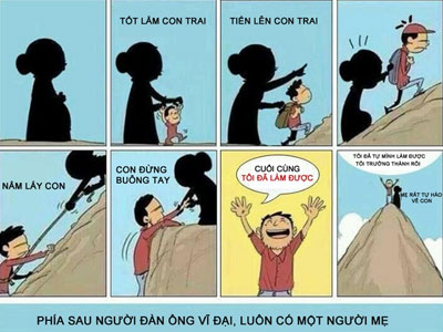 Phía sau người đàn ông vĩ đại luôn có một người mẹ