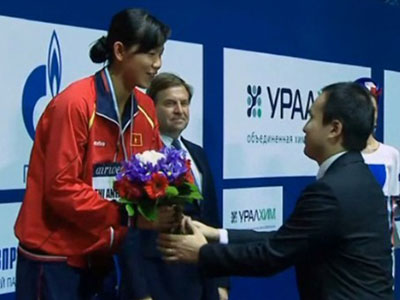 "Năng lượng và ý chí của Ánh Viên thật đáng khâm phục"