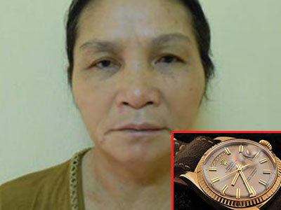 Nữ osin vượt rào trốn công an vì trộm đồng hồ Rolex