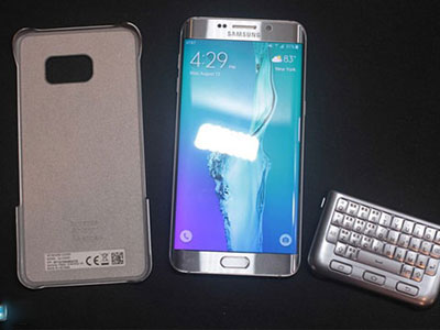 Ảnh thực tế Galaxy S6 Edge+: Màn hình lớn hơn, thêm bàn phím