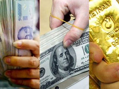Vàng giảm 500 ngàn, USD vẫn kịch trần