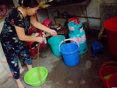 Giám đốc Vinaconex: "Nhà tôi cũng phải huy động thùng, chậu chứa nước"