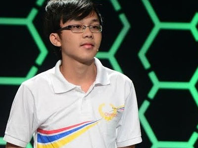 Chân dung nam sinh giành vòng nguyệt quế Olympia 2015