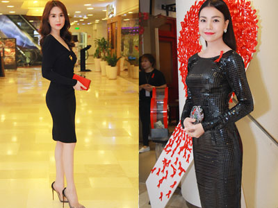 Ngọc Trinh, Trà Ngọc Hằng đọ dáng thon